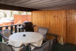 Covered deck to grill on or just sit and enjoy the summer days.